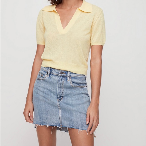 Aritzia Wilfred Free Jean Skirt - Picture 2 of 3